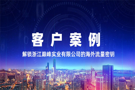 解锁浙江巅峰实业有限公司的海外流量密钥