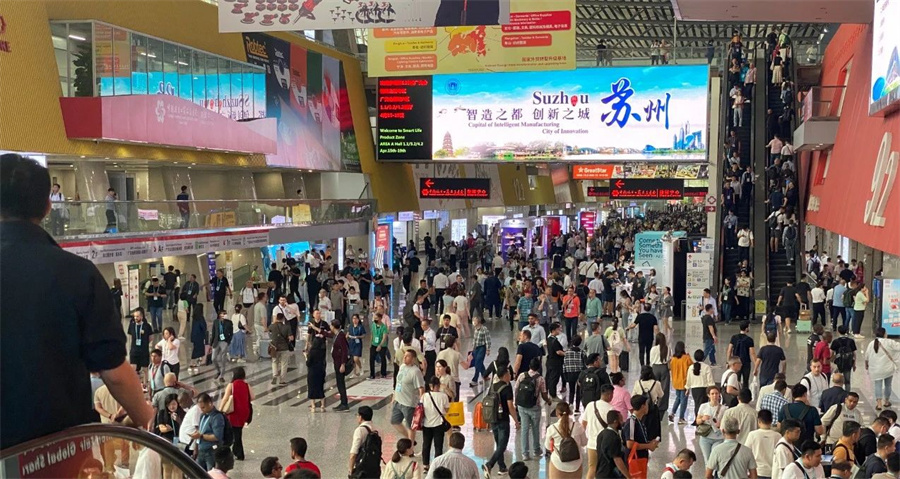 外贸快车广会交会现场图